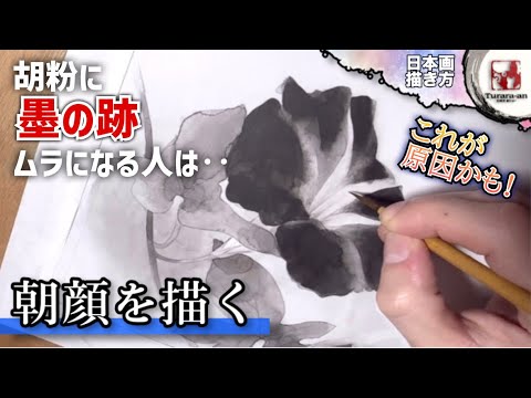 【真作】絵画　日本画（色紙）　朝顔一輪　涼風を誘うやわらかな筆致　X146 真作】絵画 日本画（色紙） 朝顔一輪 涼風を誘うやわらかな筆致 X146
