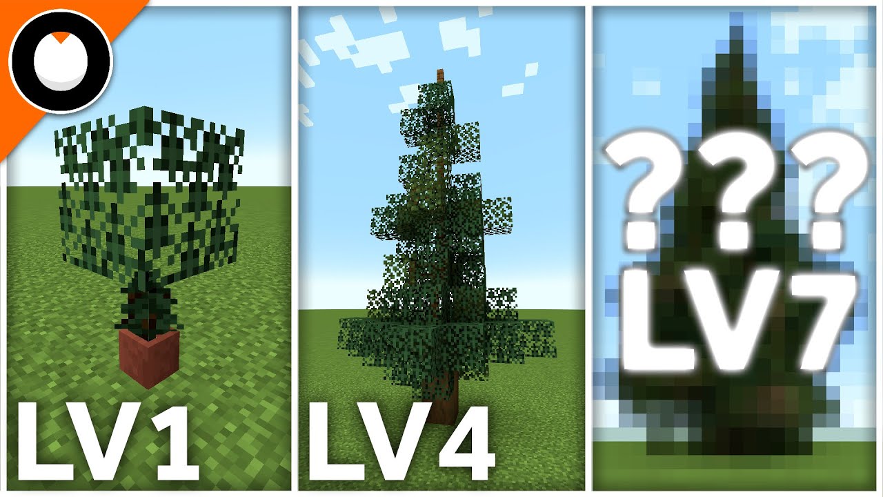 7 Levels Of Minecraft Spruce Trees: From Easy To Mega - Youtube