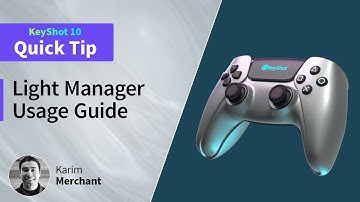 KeyShot Quick Tip - Using The Light Manager