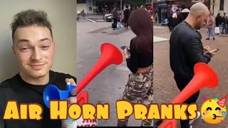 The Ultimate Air Horn Pranks Part 2: Funny Videos - Try Not To Laugh