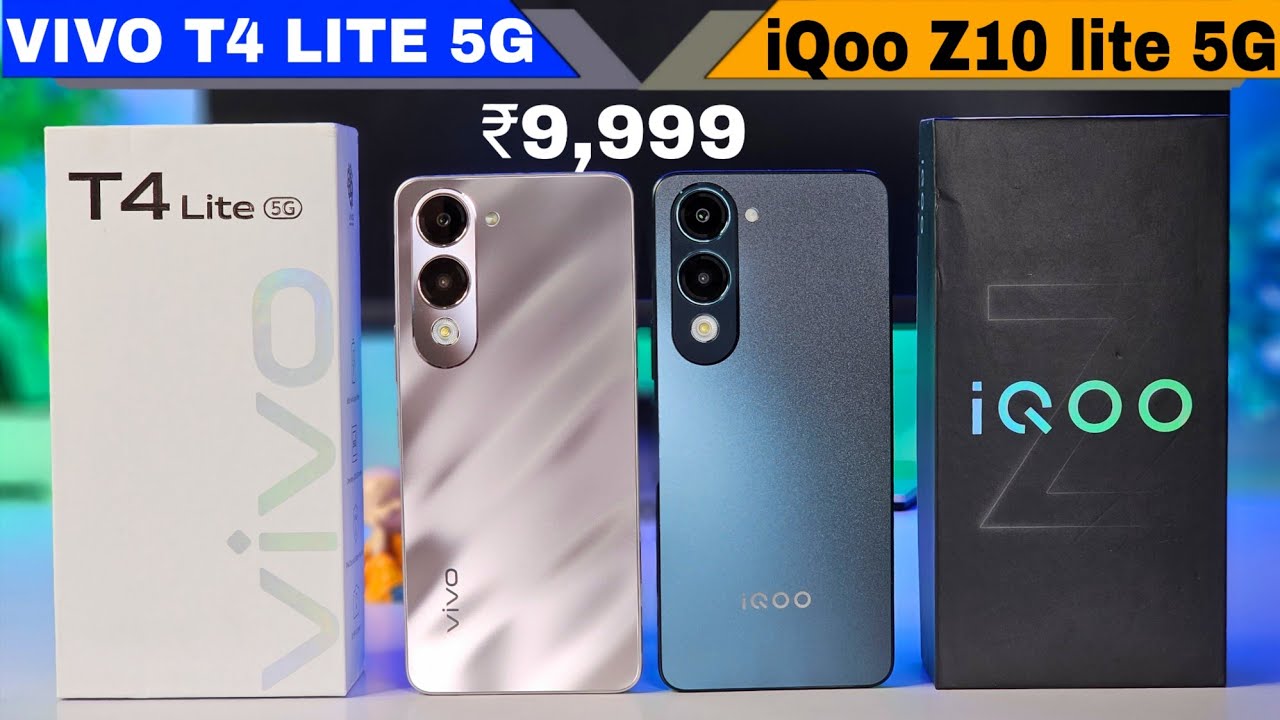 Vivo T4 Lite 5G vs iQOO Z10 Lite 5G Which Phone Offers BEST Performance?