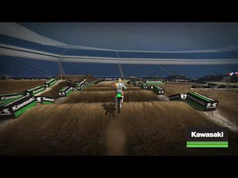 2017 Monster Energy Supercross Kawasaki Track Map: Detroit