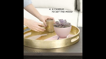 How To Style A Rectangular Coffee Table