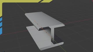 Making An I-beam With Curves In Blender In 5 Minutes