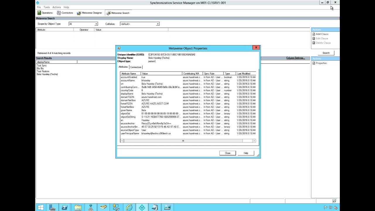 O365 - DirSync Issues
