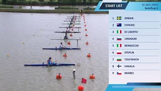 K1 Men's 200m Semi Final 1 / 2024 CanoeKayak Sprint European Paris Olympic Qualifier Szeged