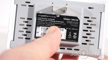 #1434   Amped Wireless REC10 Compact Wi Fi Range Extender Video Review
