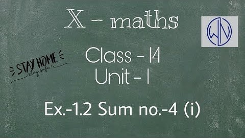 Class - 14 | 10th Maths | UNIT -1 | Relation & Function | Ex.-1.2 Sum no.-4.i  - By Nivetha Bharathi