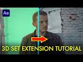 3D set extension / VIRTUAL ENVIRONMENT tutorial (After Effects)