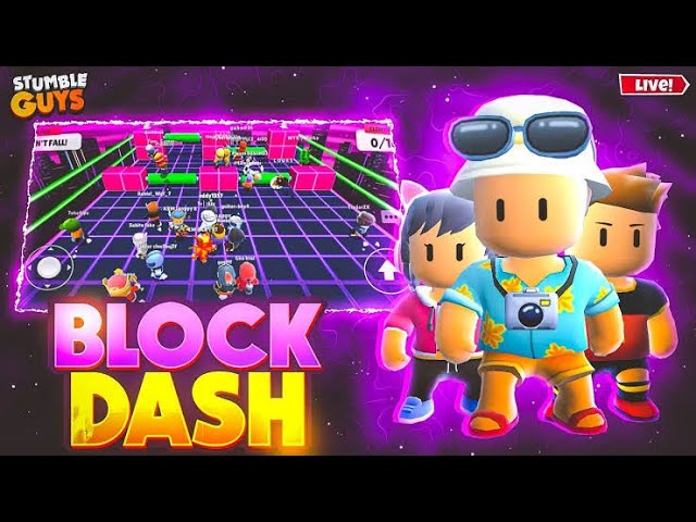 0.49.1, After Glitch Solved Unlimited Block Dash Stumble Guys Live Now