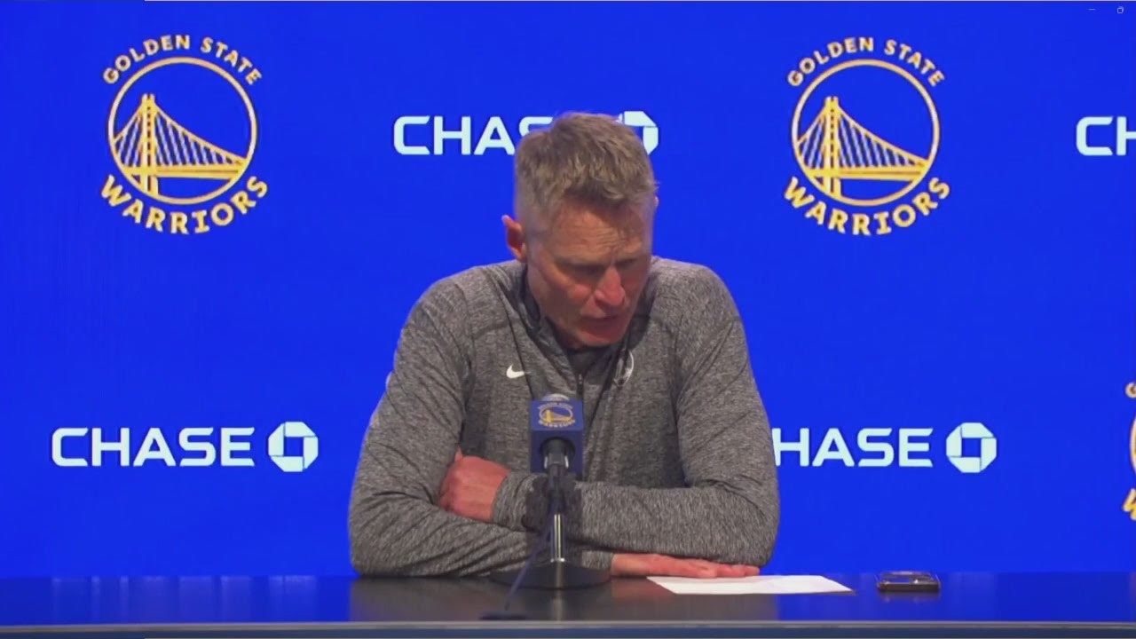 Steve Kerr Postgame Interview Golden State Warriors lose to Phoenix