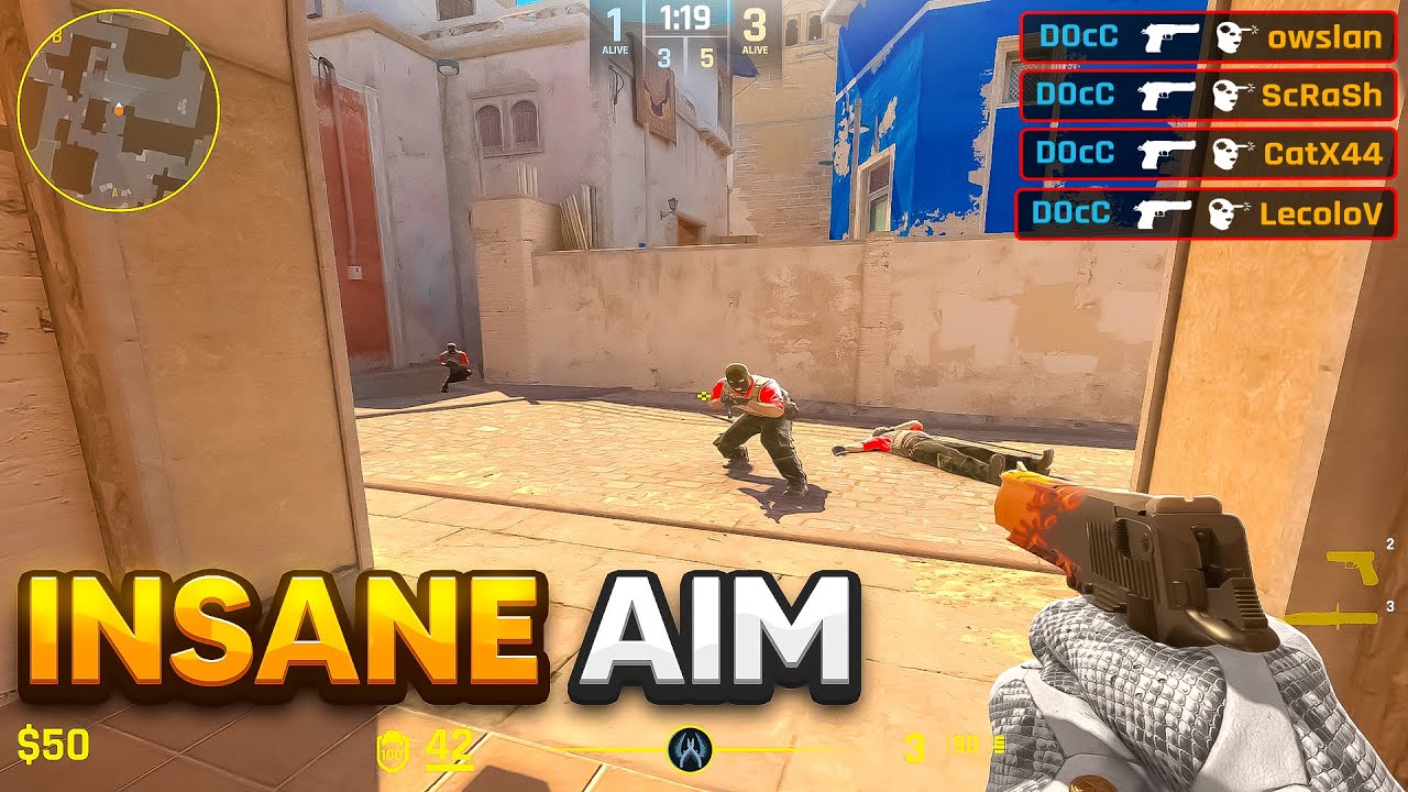 WHAT INSANE AIM LOOKS LIKE... - YouTube
