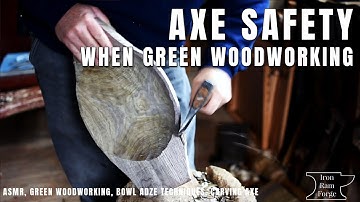 Axe Safety when carving a bowl with Iron Ram Forge