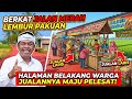 Berkat adanya jalan merah lembur pakuan, halaman belekang rumah warga jadi maju jualannya pada laris