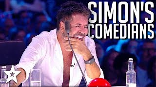 Simon Cowell's BEST Comedians on Britain's Got Talent: The Champions 2019 | Got Talent Glo