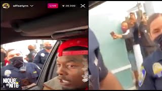 Offset gets arrested while on live