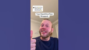 20 stack overflow points! Keep crushing it! #wrapped #programming