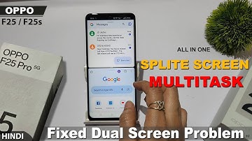 How to enable split screen in oppo f25 pro 5g, f25s pro | oppo f25 pro me dual screen set kaise kare