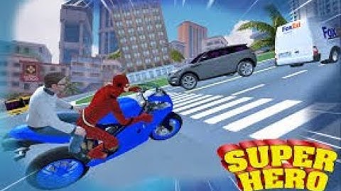 SUPERHERO BIKE - Gameplay All Levels Walkthrough(Android, ios) New Update Max Levels (21&22)