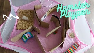 HAMSTER PLAYPEN AND SETUP 2021 by With My Own Two Hands 1,147 views 2 years ago 9 minutes, 48 seconds