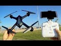 MJX X708P Optical Flow Strong WiFi FPV Drone Flight Test Review