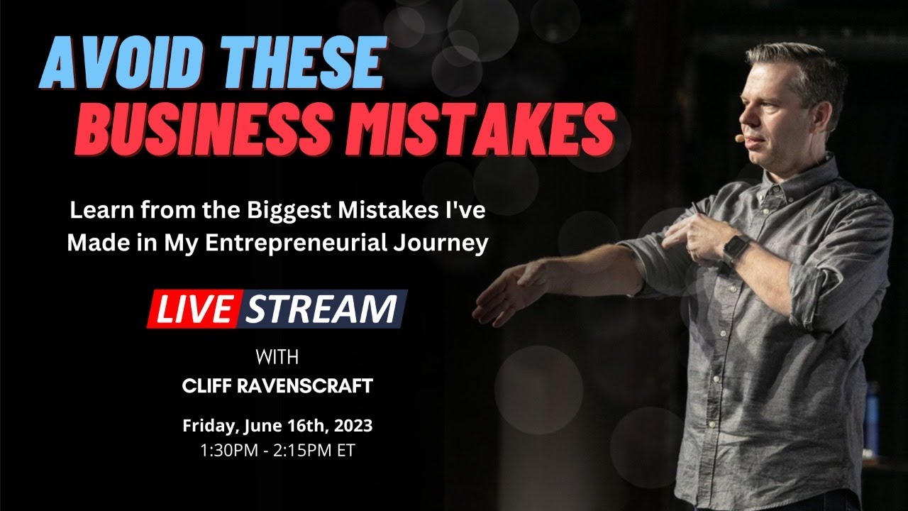 Avoid These Mistakes Lessons from My Entrepreneurial Journey YouTube