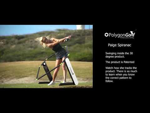 Paige Spiranic Swing in Slow Motion - Golf Event Locator