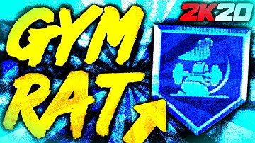 NBA2K20 How To Get Gym Rat Badge. Unlimited Stamina And Turbo Tutorial.