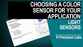 Choosing a color sensor for your application