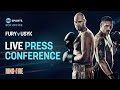 LIVE 🥊 Tyson Fury v Oleksandr Usyk | Press Conference 🏆 🇸🇦