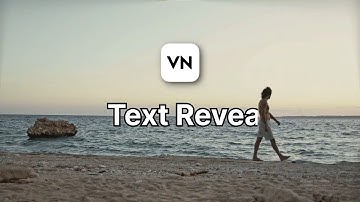 How to  Reveal Text As You Walk In VN Video editor || NK GRAPHICS