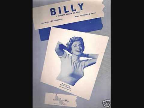 Kathy Linden - Billy (1958)