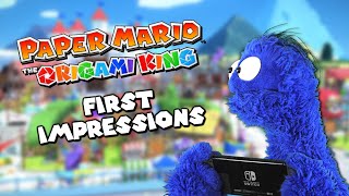 I'm Going In... | Paper Mario: The Origami King FIRST IMPRESSIONS