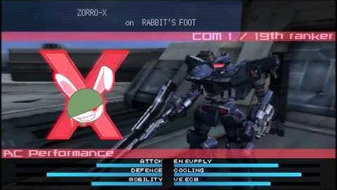 Armored Core:Last Raven Portable OP-I AC Testing
