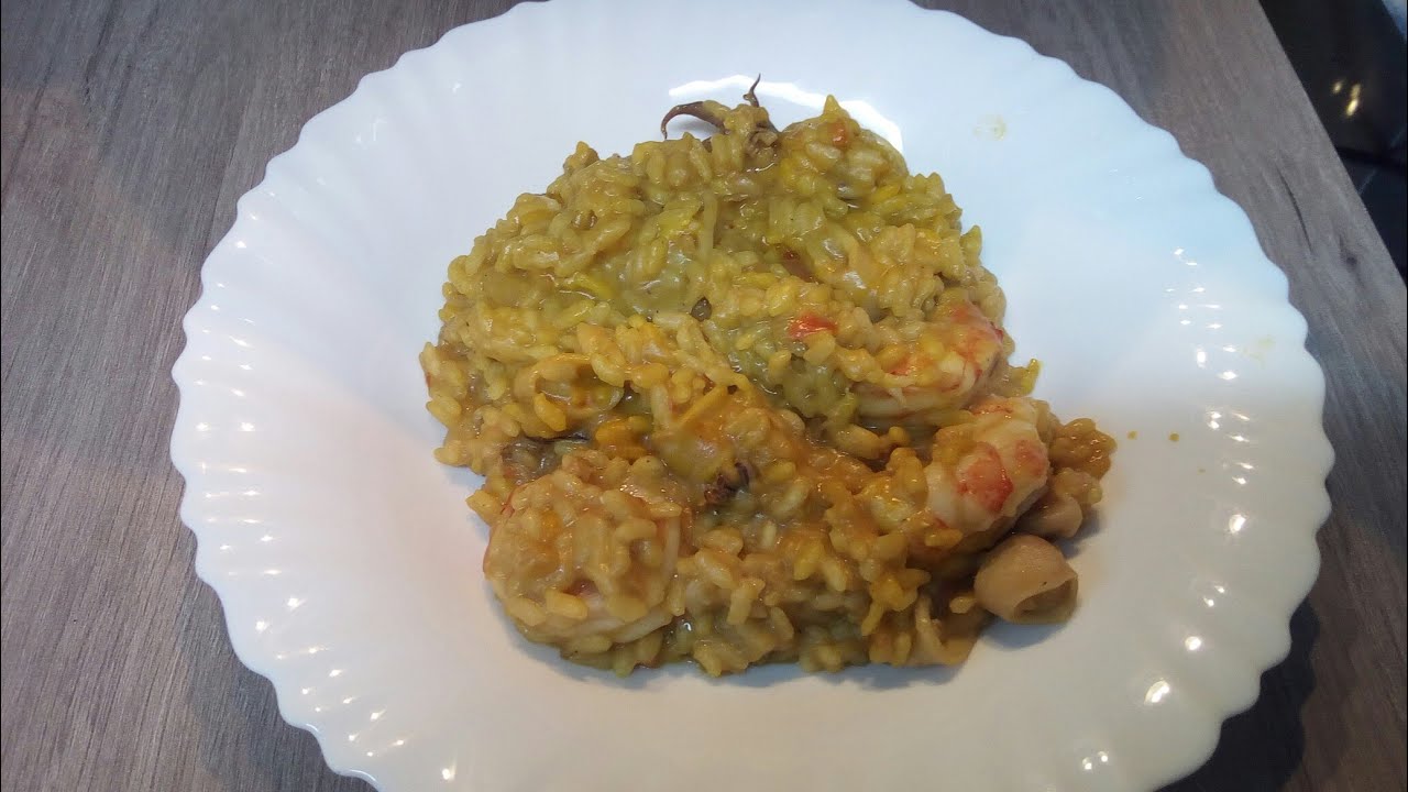 ARROZ MELOSO CALAMARES Y GAMBAS OLLA GM D