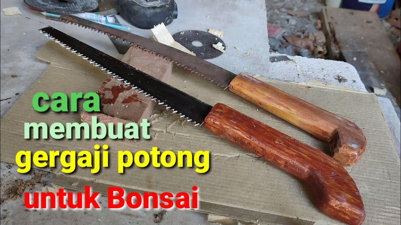  cara  membuat  gergaji  potong manual untuk bonsai YouTube