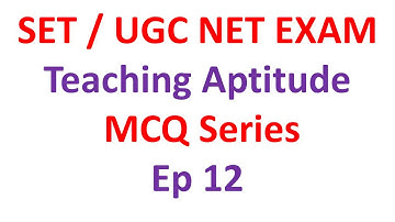 Teaching aptitude -paper 1 for SET EXAM 2018 AND UGC NET EXAM 2018.
