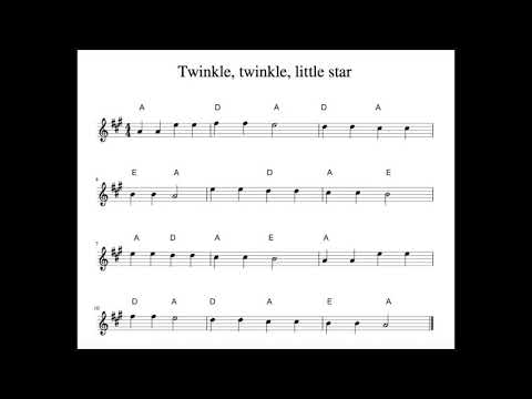 Twinkle, Twinkle Little Star - Backing Track - SUZUKI - Variation D