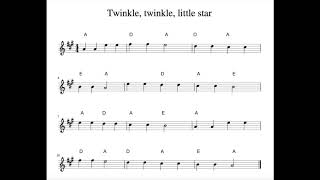 Twinkle, Twinkle Little Star - Backing Track - SUZUKI - Variation D