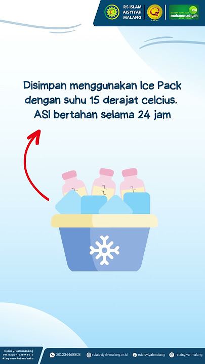 Tips Menyimpan ASI Perah (ASIP)