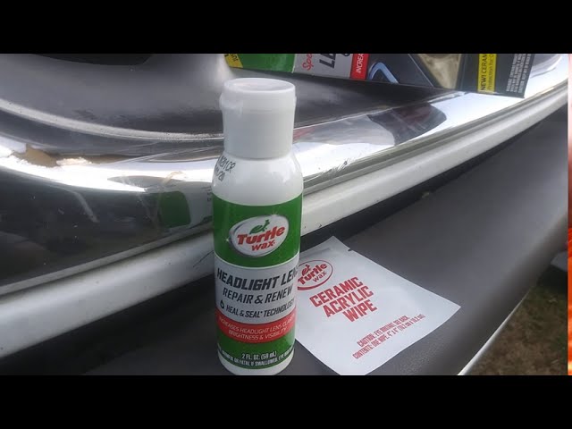 How To Restore Headlights Quick & Easy with Headlight Lens Restorer Kit