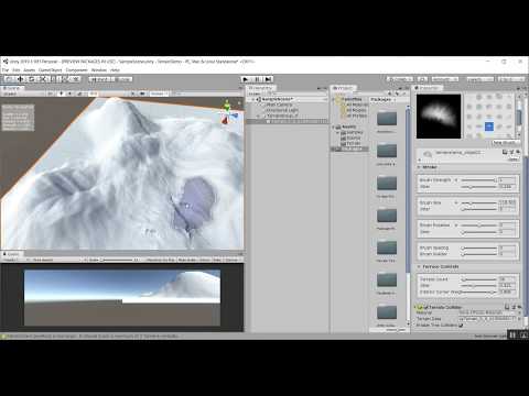 Quick guide to using Unity Terrain Tools