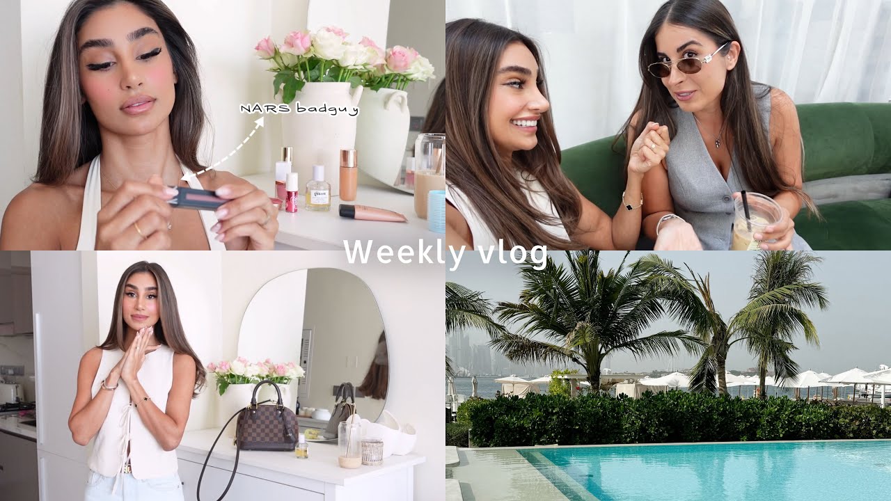 ولاگ هفتگی دبی/آنباکسینگ/کافه/خرید/یه هفته ی فعال✨🩷