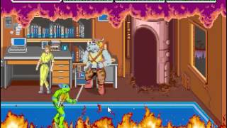 Teenage Mutant Ninja Turtles (World 4 Players) - Teenage Mutant Ninja Turtles (World 4 Players) (Arcade / MAME) - Boss theme - User video