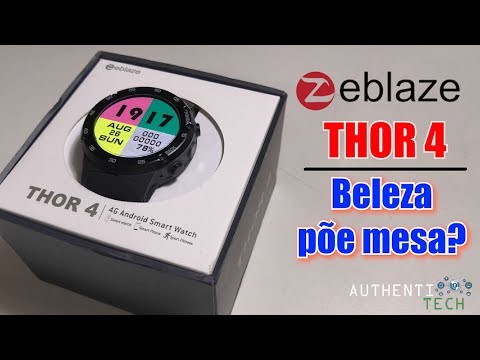 Review Smartwatch Zeblaze Thor 4 - Será que beleza põe mesa?