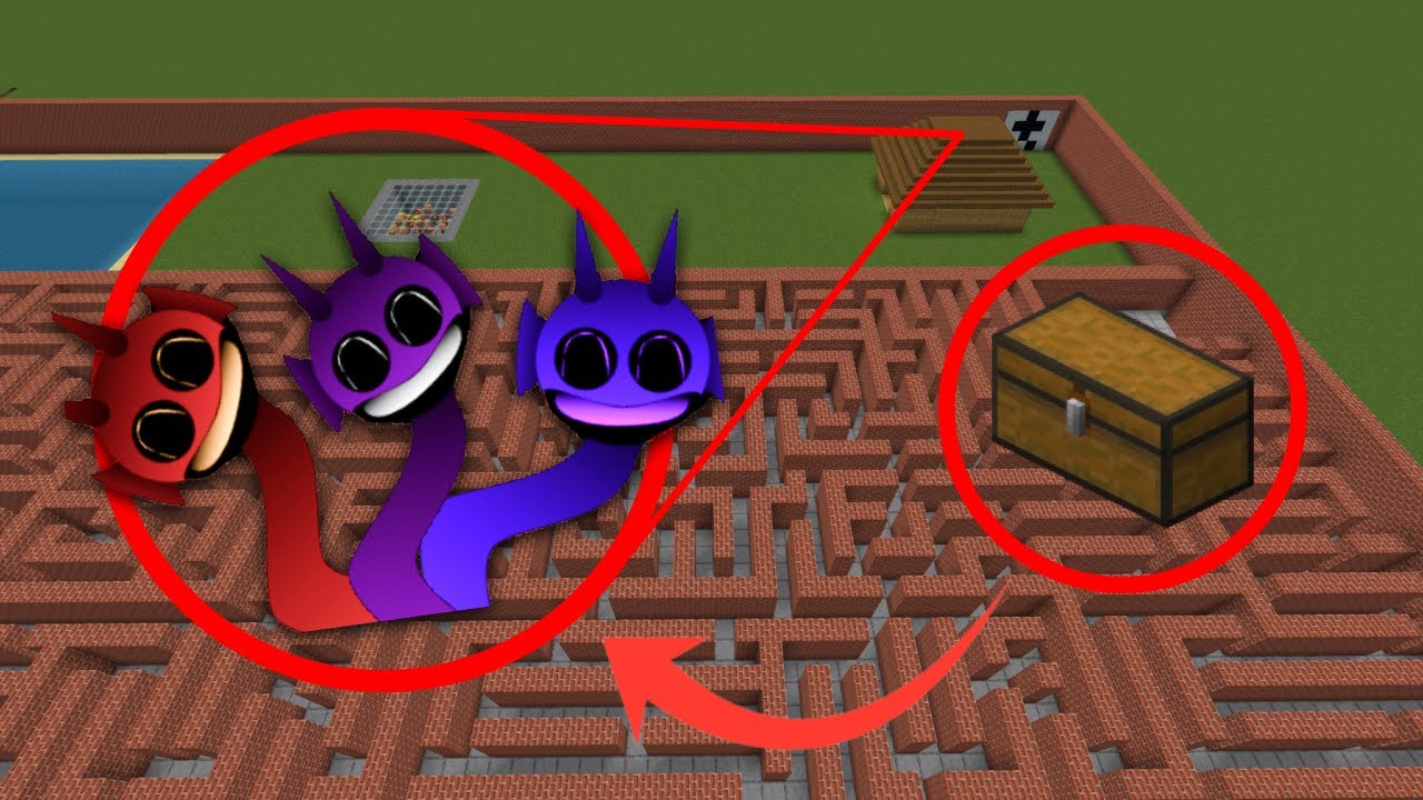 I Found NEW Incredibox Sprunki Durple in Maze Gmod Minecraft #sprunki