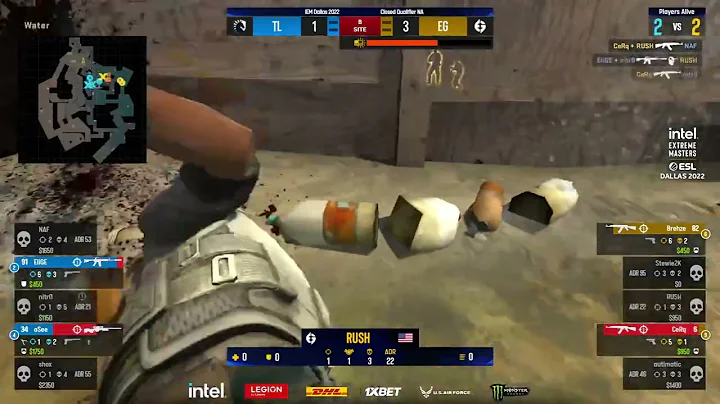 Brehze - 1vs2 clutch (T - post-plant situation) | top moments game | (CS:GO)