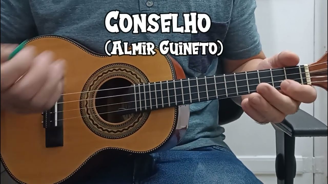 CONSELHO ALMIR GUINETO - VIDEO AULA DE CAVACO  / SOLO DE CAVAQUINHO PARA INICIANTES