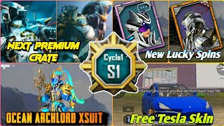 BGMI Season 1 Leaks : Next Premium Crate Pubg Leaks | Ocean Archlord X-Suit | Pubg Season 20 Leaks