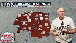 Monday PM 9/14 forecast. Another hot week but some thunderstorm chances.